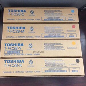Genuine Toshiba T-FC28 CMYK Full Toner Set -