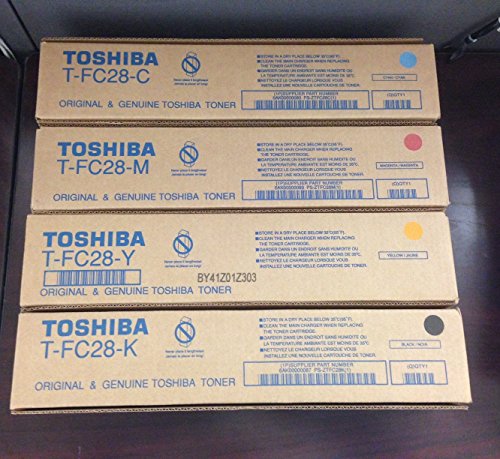 Genuine Toshiba T-FC28 CMYK Full Toner Set -