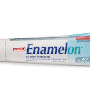 Premier Enamelon Fluoride Toothpaste 4.3 oz (122 g) Mint Breeze (1 tube)