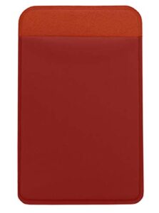 wellspring adhesive phone pocket - red
