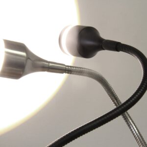 Adesso 3219-01 Prospect 45"-56" LED Floor Lamp, Black, Smart Outlet Compatible