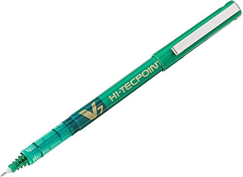 Pilot V7 Hi-Techpoint Rollerball Mixed Pack Of 4 Black/Blue/Green/Multicolor/Red