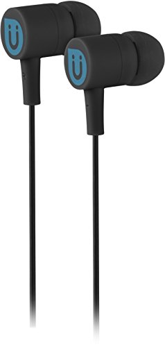 Uber in Ear Wired Earbuds, Comfortable Rubber Headphones, 3.5mm, High Sound Quality, Extra Earbud Tips, for Apple iPhone, iPad, iPod, Android Smartphones, Samsung Galaxy, Tablets & More, Black, 13124