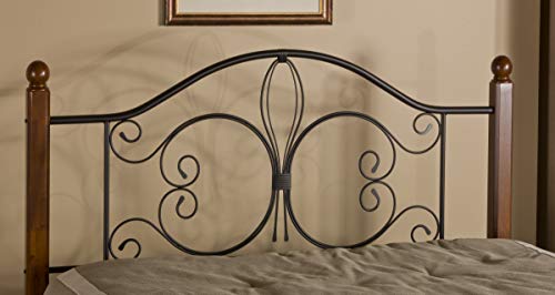 Hillsdale Furniture Hillsdale Milwaukee Post Without Bed Frame King Headboard, Textured Black