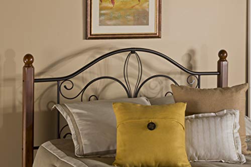 Hillsdale Furniture Hillsdale Milwaukee Post Without Bed Frame King Headboard, Textured Black