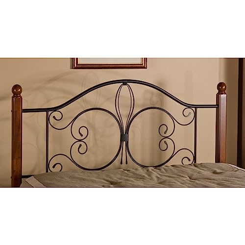 Hillsdale Furniture Hillsdale Milwaukee Post Without Bed Frame King Headboard, Textured Black