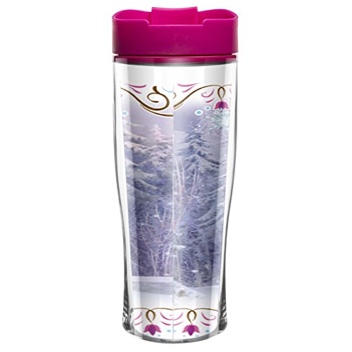 Zak! Designs Insulated Travel Mug with Anna and Elsa from Frozen, 15-Ounce