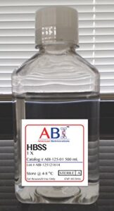 hanks balanced salt solution, hbss, 500 ml