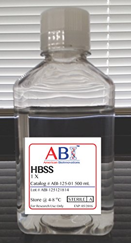 Hanks Balanced Salt Solution, HBSS, 500 mL