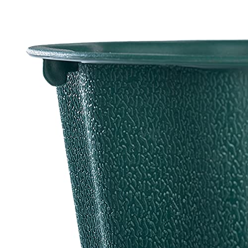 FloraCraft Plastic Design Container 5.45 Inch x 5.9 Inch Green