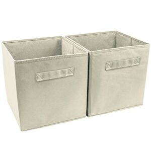 sorbus® foldable storage cube basket bin (2 pack)