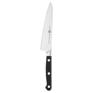 zwilling pro 5.5" serrated prep knife
