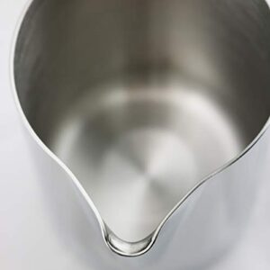 Rhino Coffee Gear 0799439358010 Milk Pitcher, 12 oz, Silver