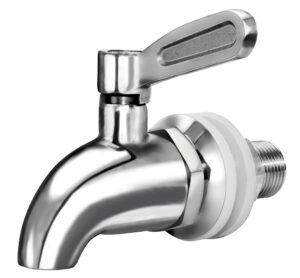 dozyant updated more durable beverage dispenser replacement spigot,stainless steel polished finished, water dispenser replacement faucet, fits berkey and other gravity filter systems as well