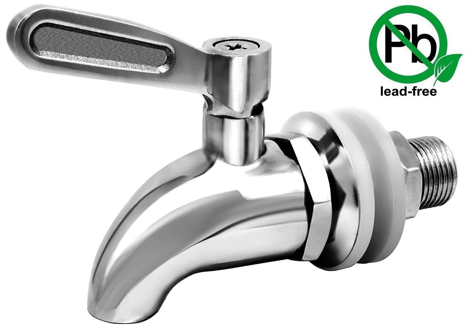 DOZYANT Updated More Durable Beverage Dispenser Replacement Spigot,Stainless Steel Polished Finished, Water Dispenser Replacement Faucet, fits Berkey and Other Gravity Filter Systems as Well