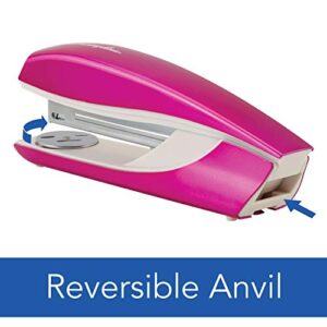 Swingline Stapler, NeXXt Series Wow, Desktop Stapler, 40 Sheet Capacity, Pink (55047023)