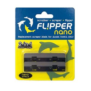 fl!pper flipper nano aquarium scraper replacement blades for fish tank cleaning kits