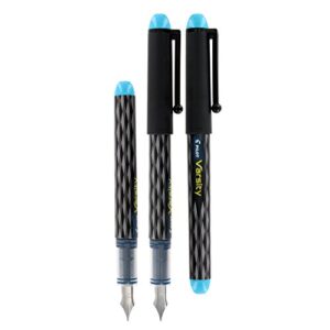 Pilot Varsity Disposable Fountain Pen, Turquoise Ink, Medium Nib - 3 pack