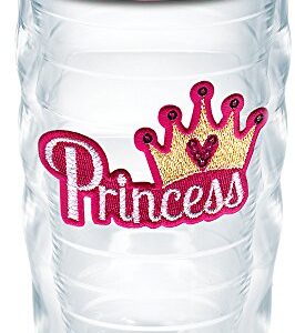 Tervis Princess - Sequins Made in USA Double Walled Insulated Tumbler Travel Cup Keeps Drinks Cold & Hot, 10oz Wavy, Clear