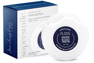 supersmile professional whitening dental floss , 1 count (pack of 1)