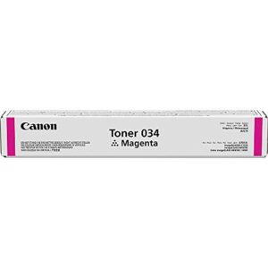 canon genuine toner cartridge 034 (9452b001) (1-pack, magenta), works with canon imageclass mf810cdn, mf820cdn), standard