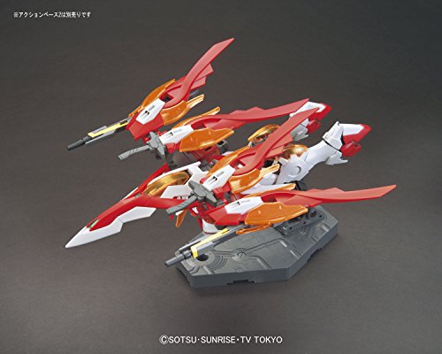 Bandai Hobby HGBF Wing Gundam Zero Flame (Honoo) Gundam Build Fighters Model Kit, 1/144 Scale