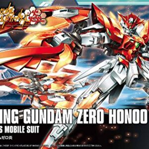 Bandai Hobby HGBF Wing Gundam Zero Flame (Honoo) Gundam Build Fighters Model Kit, 1/144 Scale