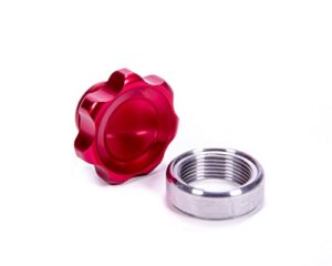 allstar performance all36168 filler cap red weld-in steel bung small