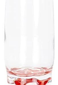 Vibrant Splash Water, Beverage Highball Glasses, 13.25 Ounce - Set of 6