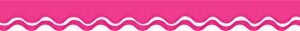 Barker Creek Double-Sided Scalloped Border, Happy Hot Pink, for Bulletin Boards, Reception Areas, Halls, Break Rooms, Office, School, Home Learning Decor, 2.25” x 39’ (996)