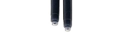 Muji Aluminum Body Fountain Pen Cartridge Refills,2 Black Ink Refills