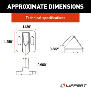 Lippert 198252 RV Outside Screen Door Striker