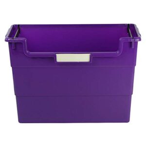romanoff products desktop organizer, purple
