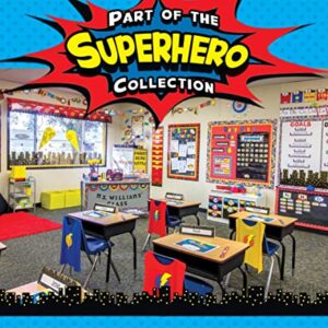 Teacher Created Resources Superhero Library Pockets, Multi-Pack (TCR5647)