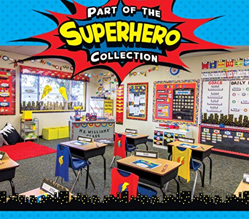 Teacher Created Resources Superhero Library Pockets, Multi-Pack (TCR5647)