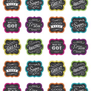 Teacher Created Resources (5618) Chalkboard Brights Stickers