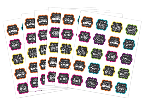 Teacher Created Resources (5618) Chalkboard Brights Stickers