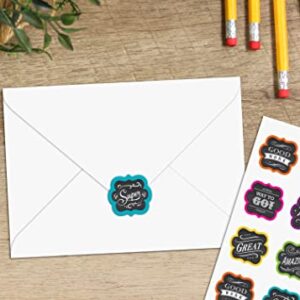 Teacher Created Resources (5618) Chalkboard Brights Stickers