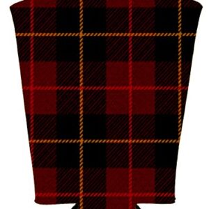 Flannel Plaid Pattern Pint Glass Coolie