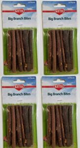 kaytee big branch bites, 40 pack, small pet chew toys