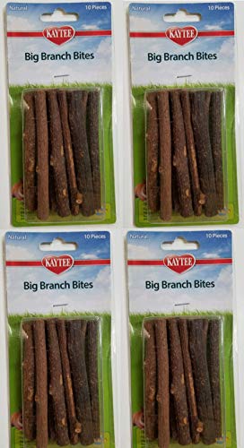 Kaytee Big Branch Bites, 40 Pack, Small Pet Chew Toys