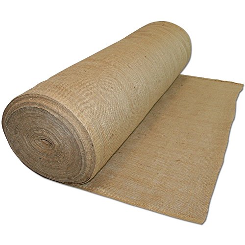 AK Trading Hessian Natural Jute Decoration Burlap Rolls 60" Wide x 10 Yards Long