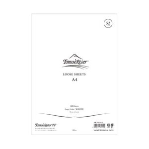 Tomoe River FP Loose Sheet, 8.27 x 11.7 Inches (A4-size), White, 100 Sheets/Pack (TMR-A4P-W)