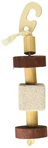 (Pack of 3) Natural Pumice and Wood Hanging Toys