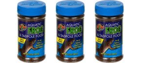 zoo med aquatic frog & tadpole food 2 oz - pack of 3