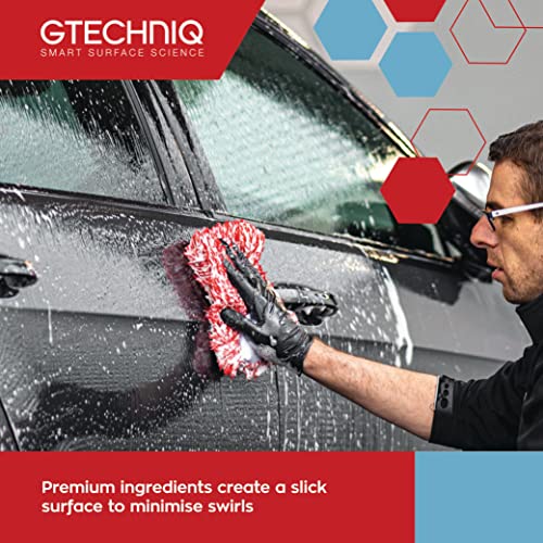 Gtechniq - W1 GWash - Big Foam Content, Breaks Bond Between Dirt Film & Paint; Minimal Surface Abrasion; Gloss Retention; Reduced Scratching (1 Liter)