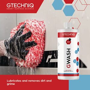 Gtechniq - W1 GWash - Big Foam Content, Breaks Bond Between Dirt Film & Paint; Minimal Surface Abrasion; Gloss Retention; Reduced Scratching (1 Liter)