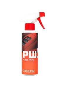 gtechniq - pw panel wipe - easily remove all polish residue from vehicle paintwork; prepare panels for application of chemically bonding coatings; leaves decontaminated surface (250 milliliters)