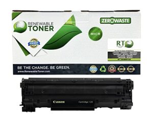 renewable toner compatible micr toner cartridge replacement for canon 125 3484b001aa crg-125 imageclass lbp-6000 lbp-6020 lbp-6030 mf3010 lbp-6040