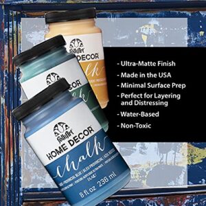 FolkArt Home Decor Ultra Matte Chalk Finish Acrylic Craft Paint Set Formulated for No-Prep Application, Designed for Beginners and Artists